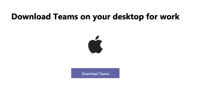 how to download teams app on mac