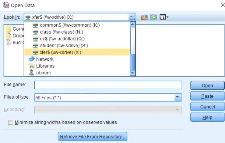 codebook spss